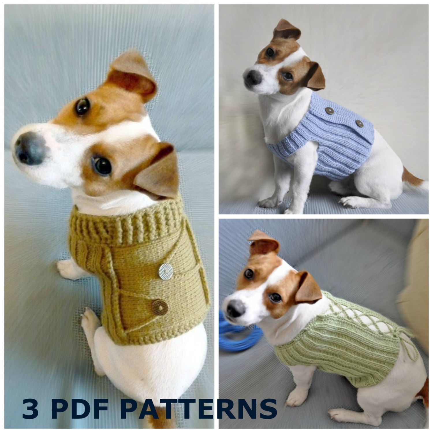 Free Crochet Dog Sweater Pattern Free Knitting Patterns Free Crochet Patterns Dog Sweater Etsy