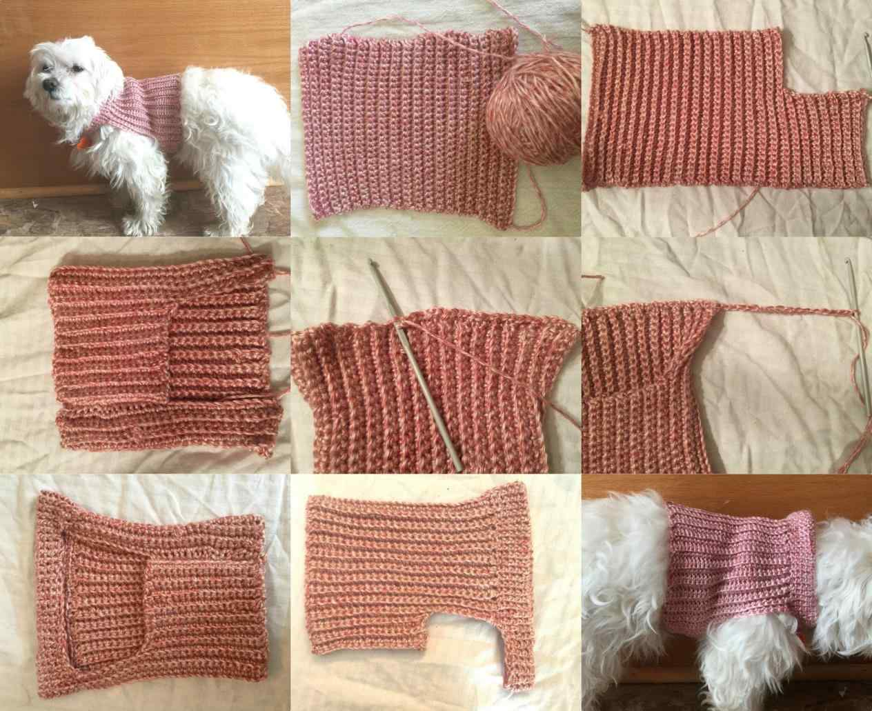 Free Crochet Dog Sweater Pattern Project For Service Rurhingblindblogspotcom Ing Free Crochet Dog