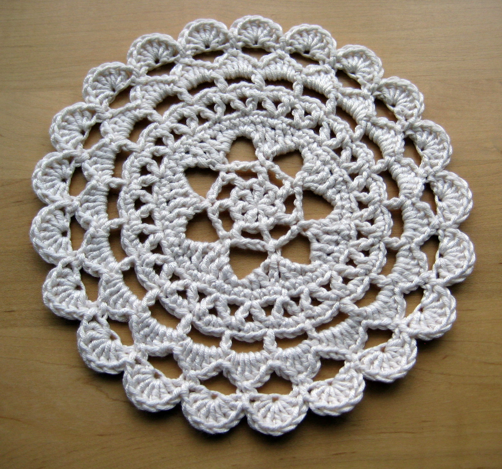 Free Crochet Doily Patterns Passion Flower Doily Make My Day Creative