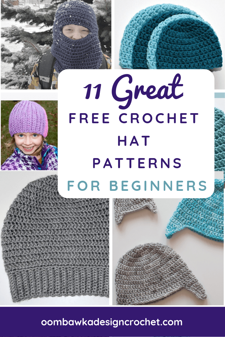 Free Crochet Hat Patterns 11 Great Free Crochet Hat Patterns For Beginners Oombawka Design