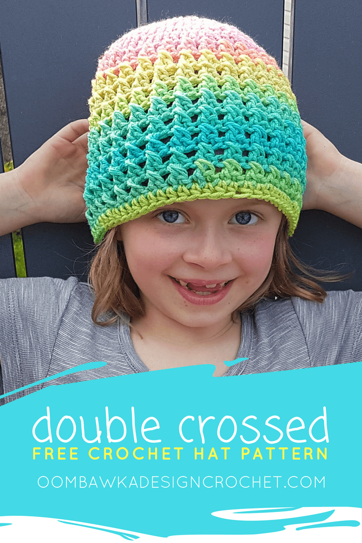 Free Crochet Hat Patterns For Adults Double Crossed Hat Pattern A Free Crochet Pattern In 11 Sizes