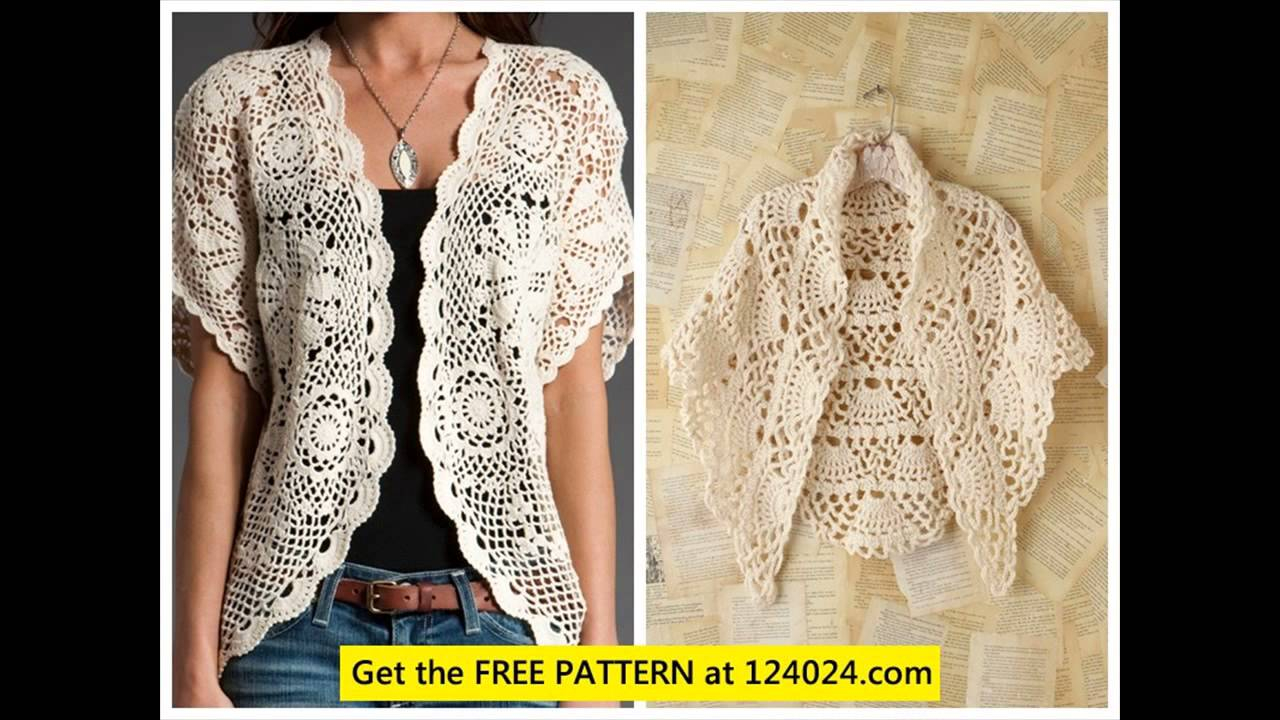 Free Crochet Lace Shrug Pattern Crochet Bolero Jacket Pattern Youtube