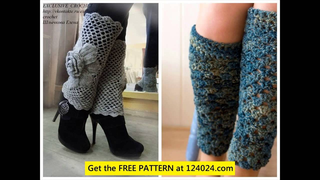 Free Crochet Leg Warmer Patterns Crochet Leg Warmers Easy Youtube