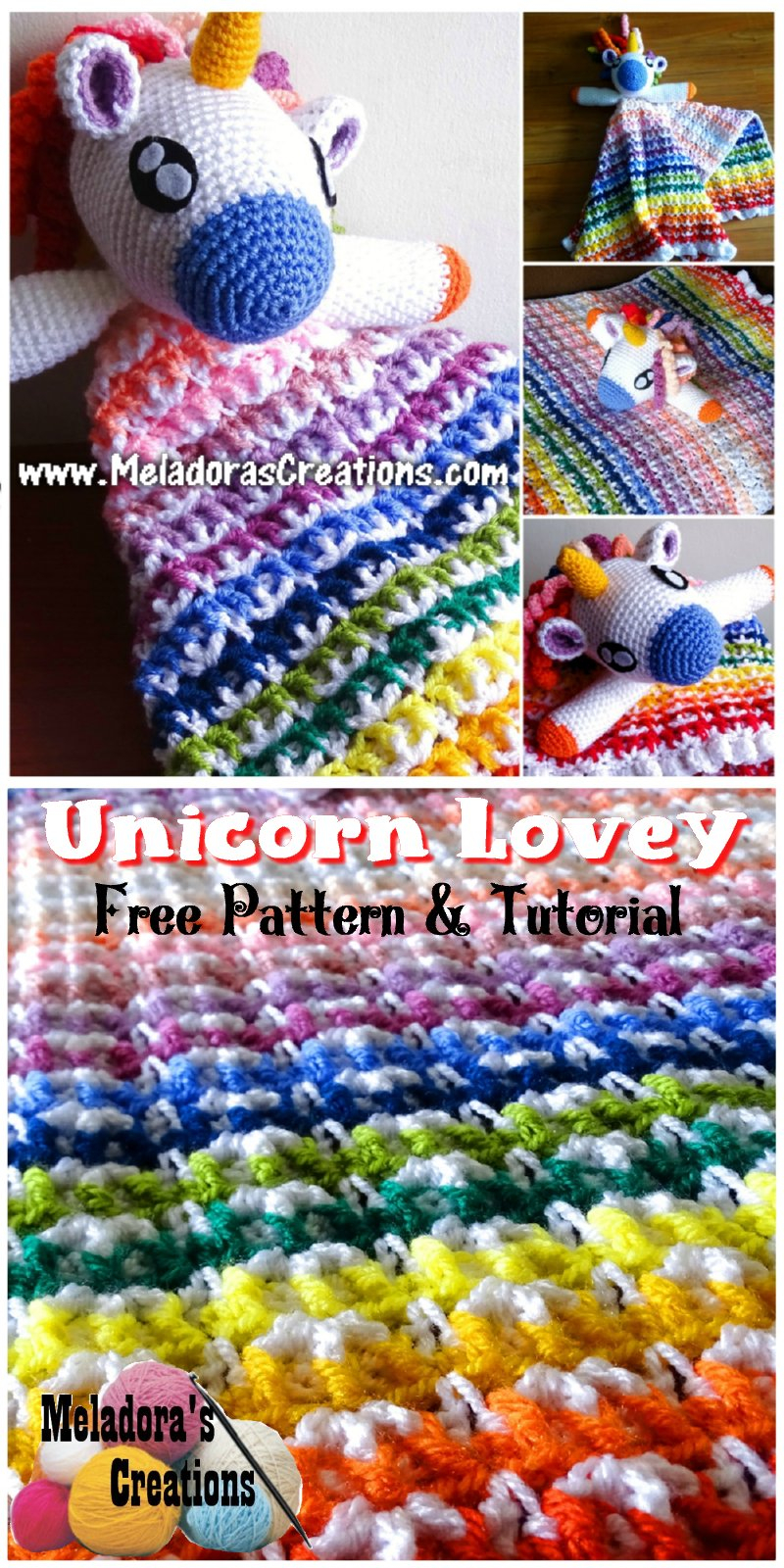 Free Crochet Lovey Pattern Crochet Unicorn Lovey Cal Part 1 Free Crochet Pattern
