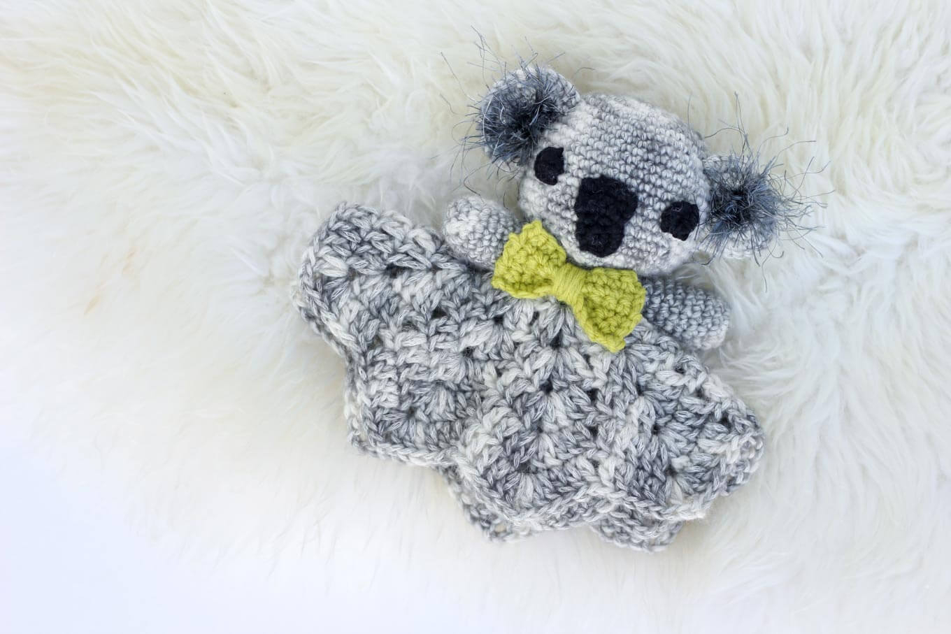 Free Crochet Lovey Pattern Cuddly Koala Free Crochet Lovey Pattern