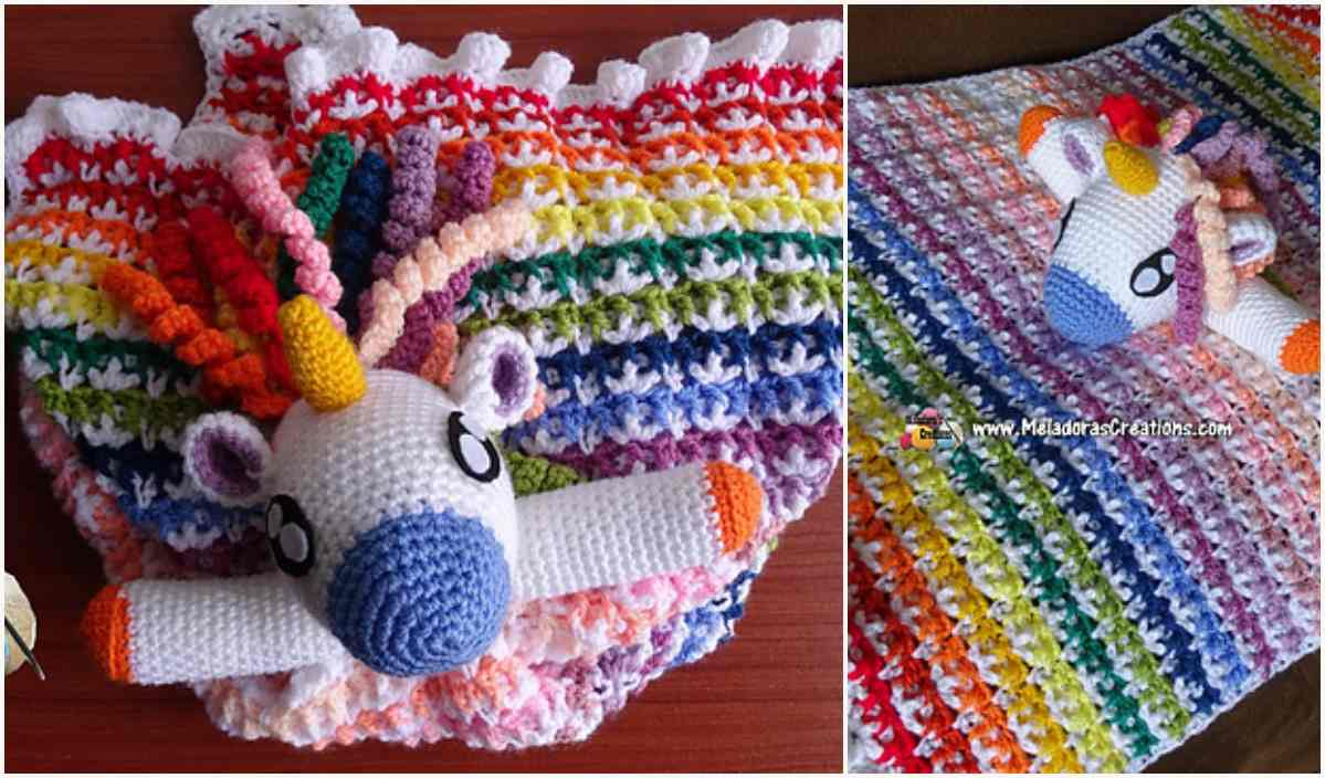 Free Crochet Lovey Pattern Unicorn Lovey Blanket Free Crochet Pattern Your Crochet