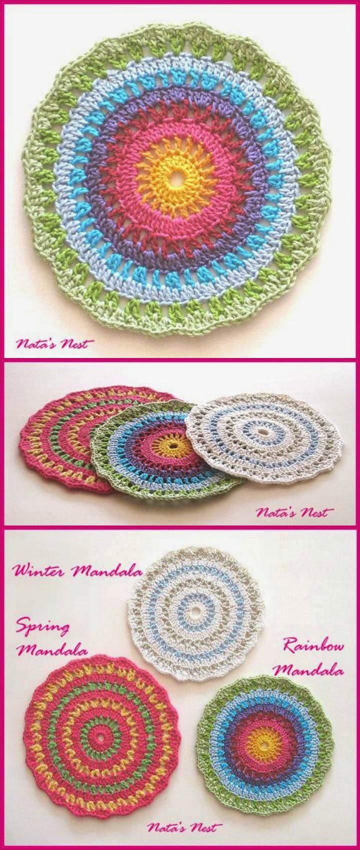 Free Crochet Mandala Pattern 60 Free Crochet Mandala Patterns Free Crochet Patterns Crochet