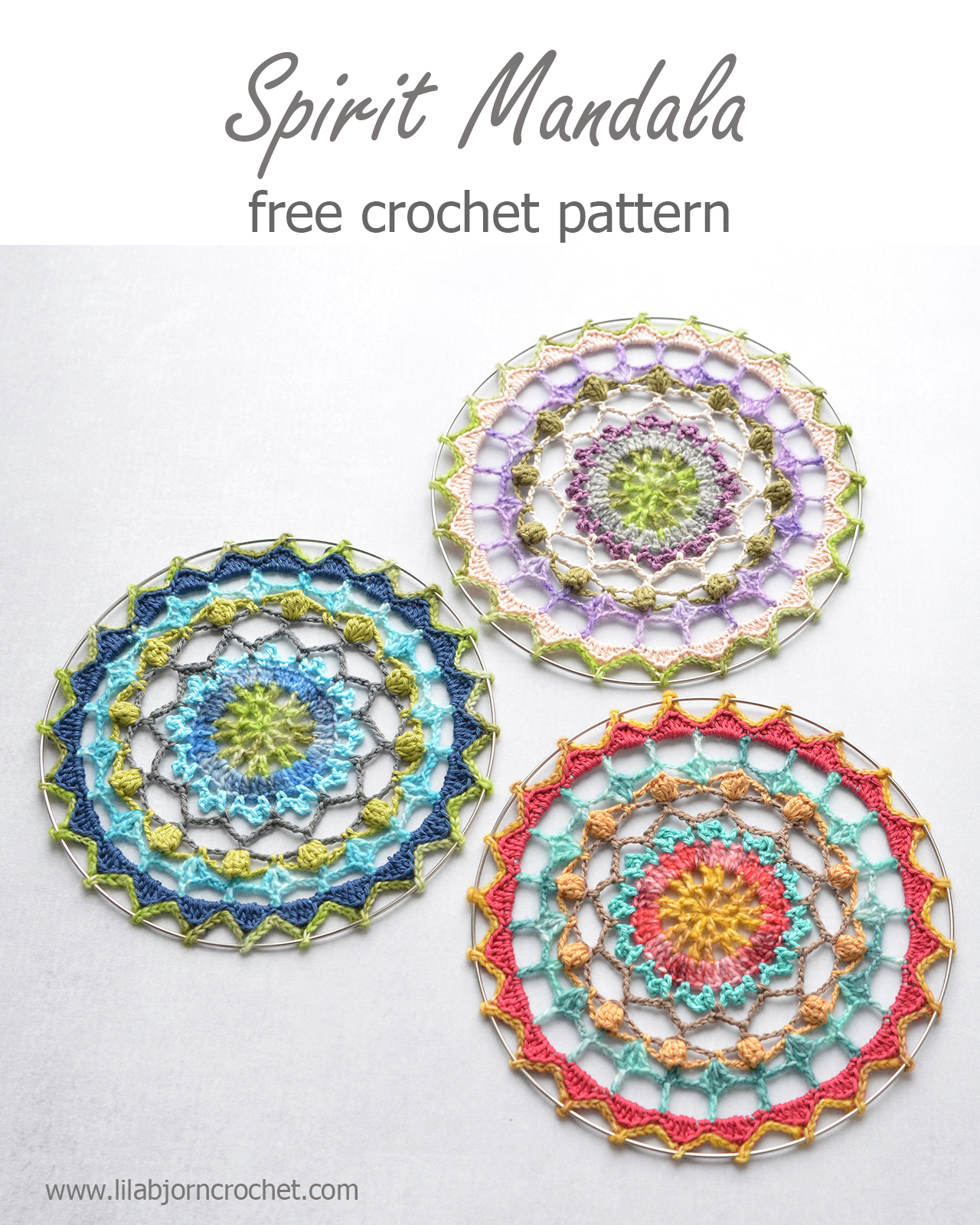 Free Crochet Mandala Pattern Spirit Mandala Free Crochet Pattern Lillabjrns Crochet World
