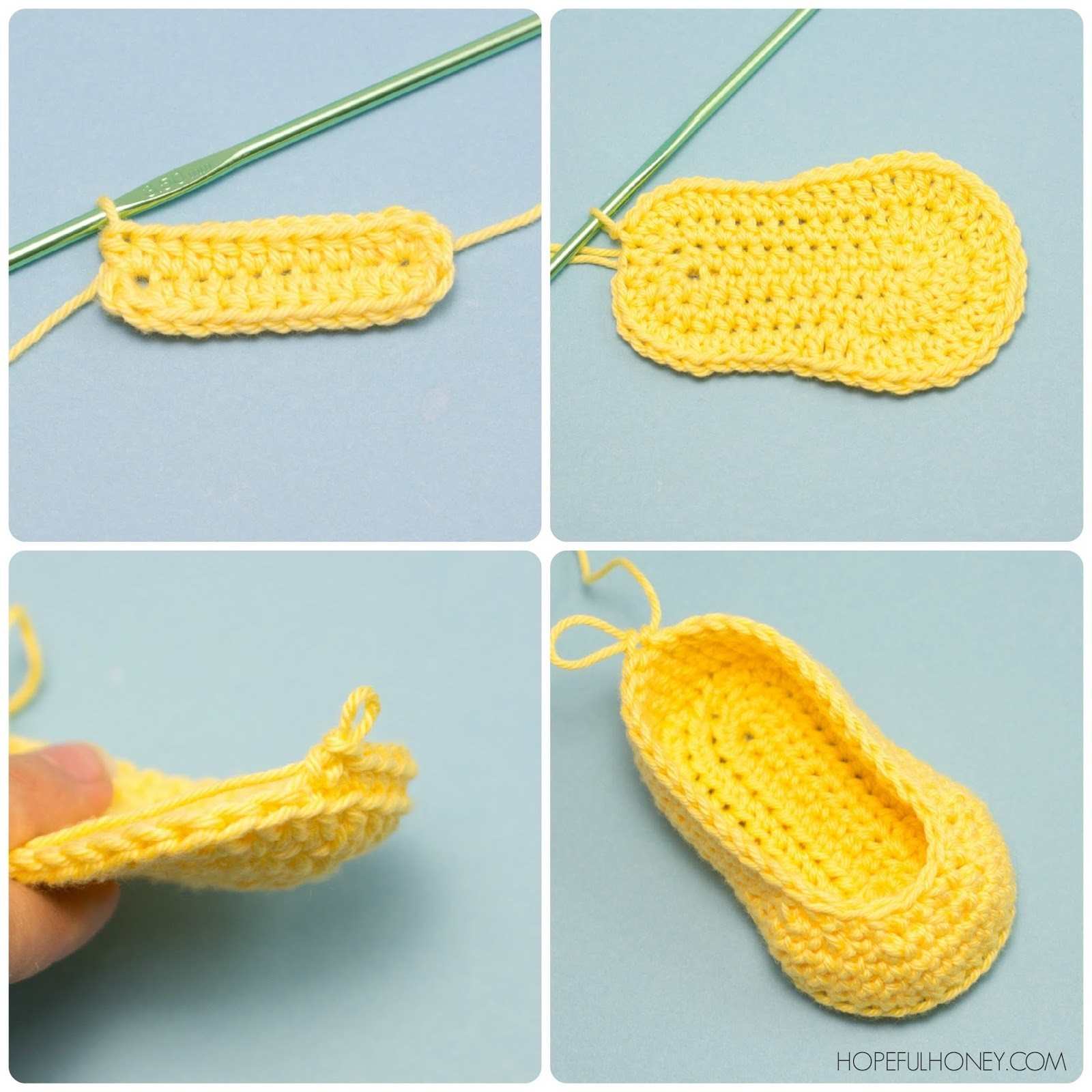 Free Crochet Minion Pattern Free Crochet Pattern For Minion Ba Shoes Dancox Litlestuff