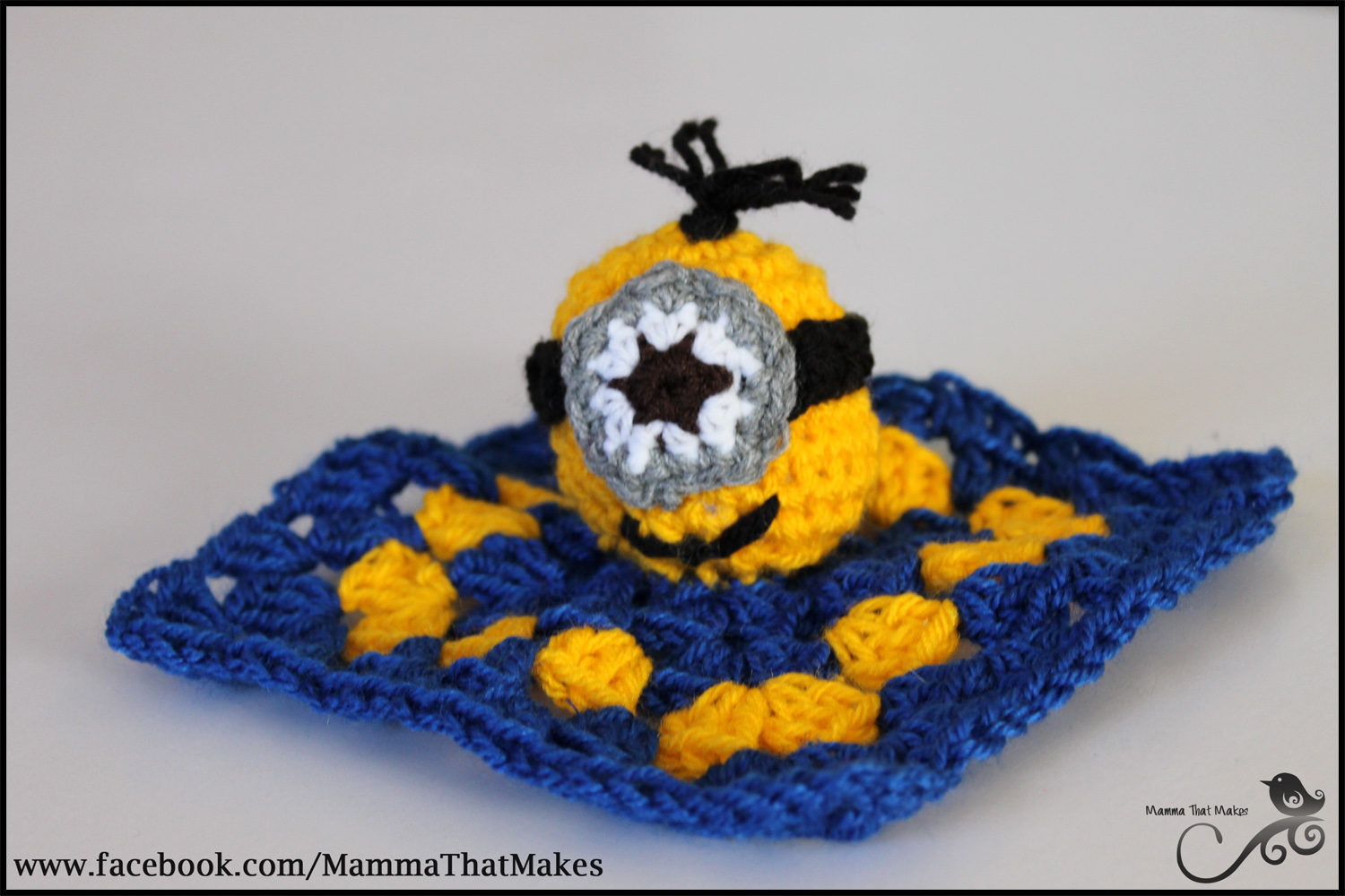 Free Crochet Minion Pattern Mamma That Makes Minion Mini Snug Blanket Free Crochet Pattern