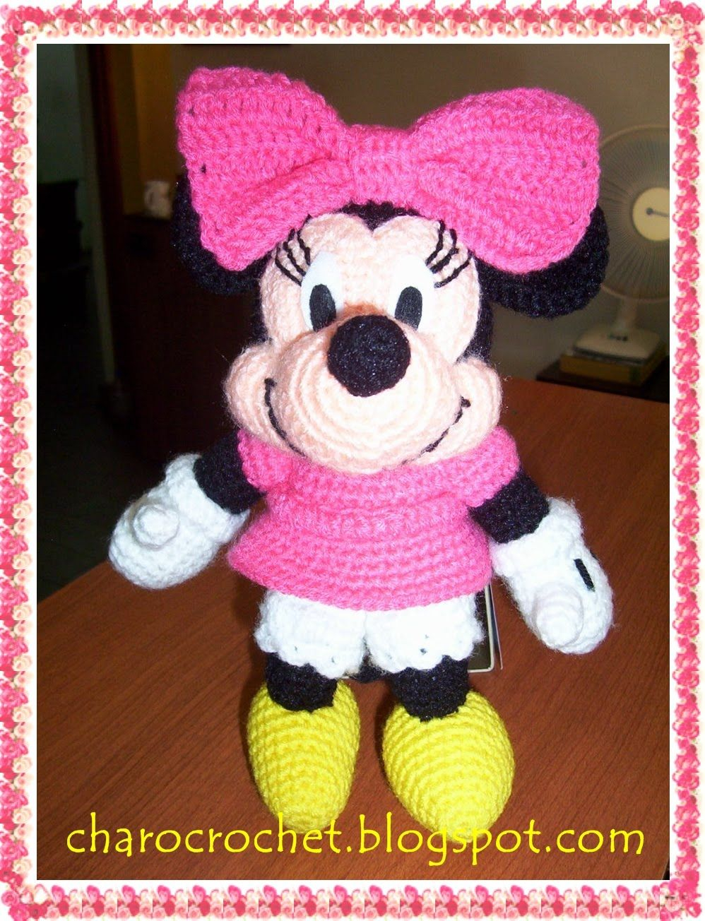Free Crochet Minnie Mouse Doll Pattern Charocrochet Patrones Minnie Mouse Crochet My Way Pinterest