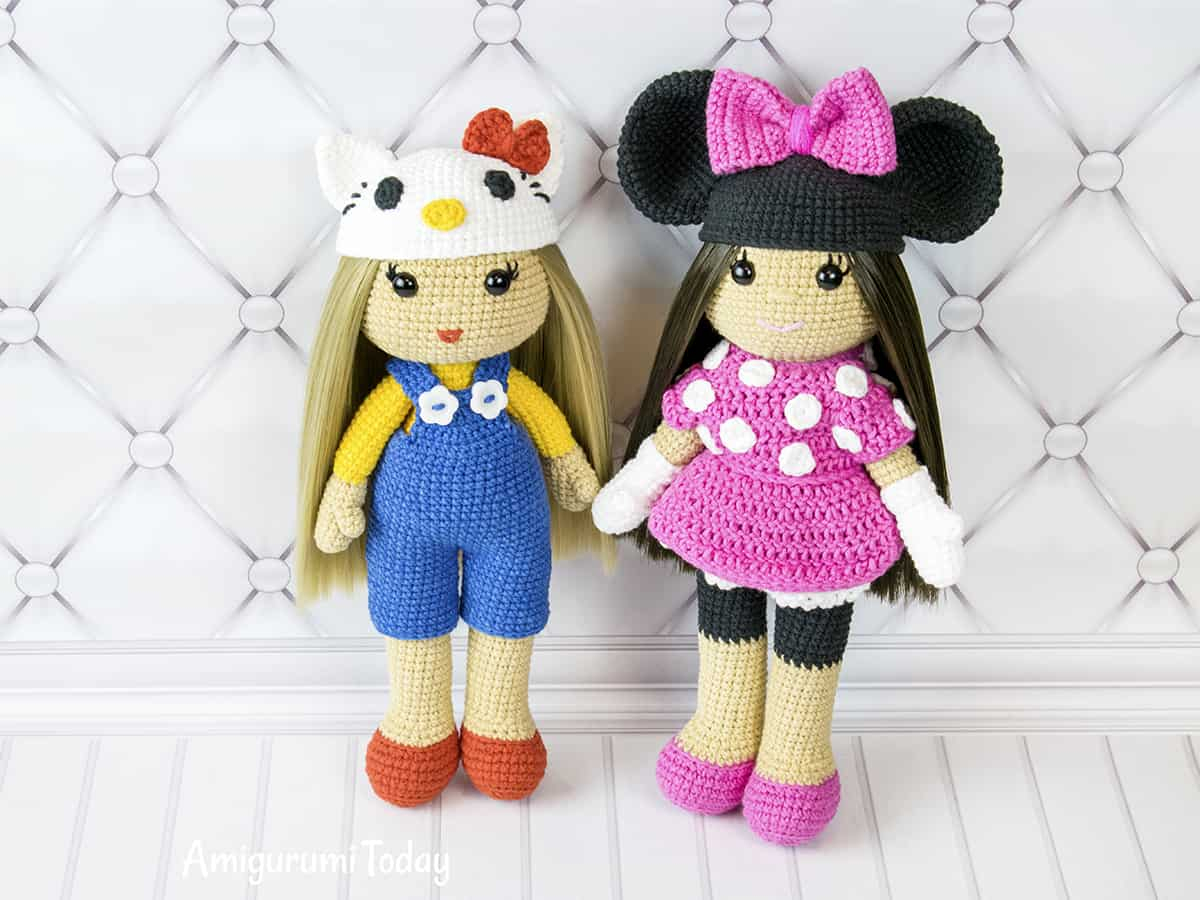 Free Crochet Minnie Mouse Doll Pattern Crochet Doll In Minnie Mouse Costume Amigurumi Today