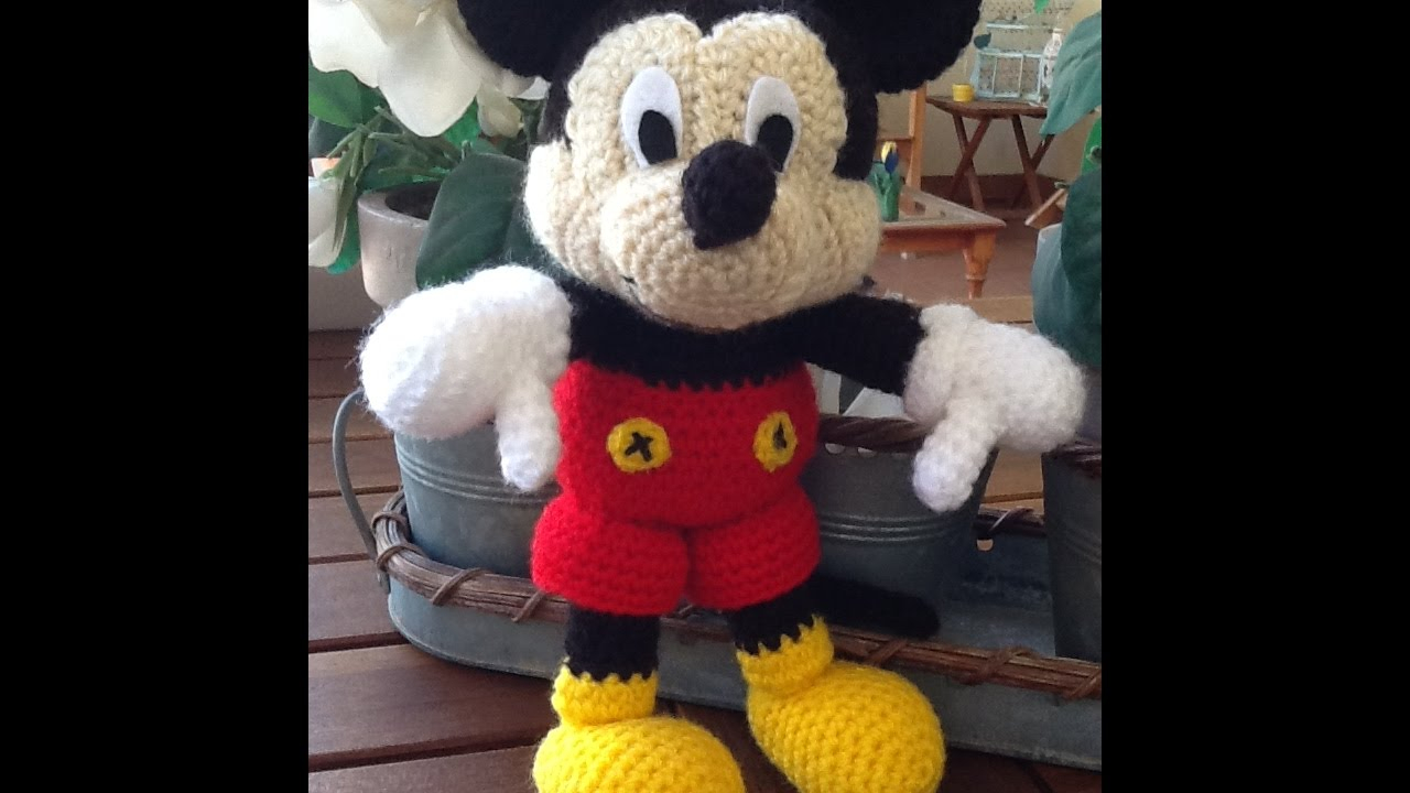 Free Crochet Minnie Mouse Doll Pattern Crochet Mickey Mouse Youtube