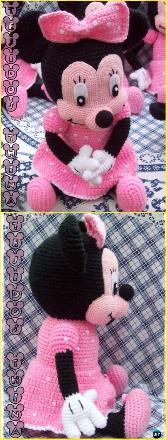Free Crochet Minnie Mouse Doll Pattern Crochet Minnie Mouse Amigurumi Free Pattern Amigurumi Crochet