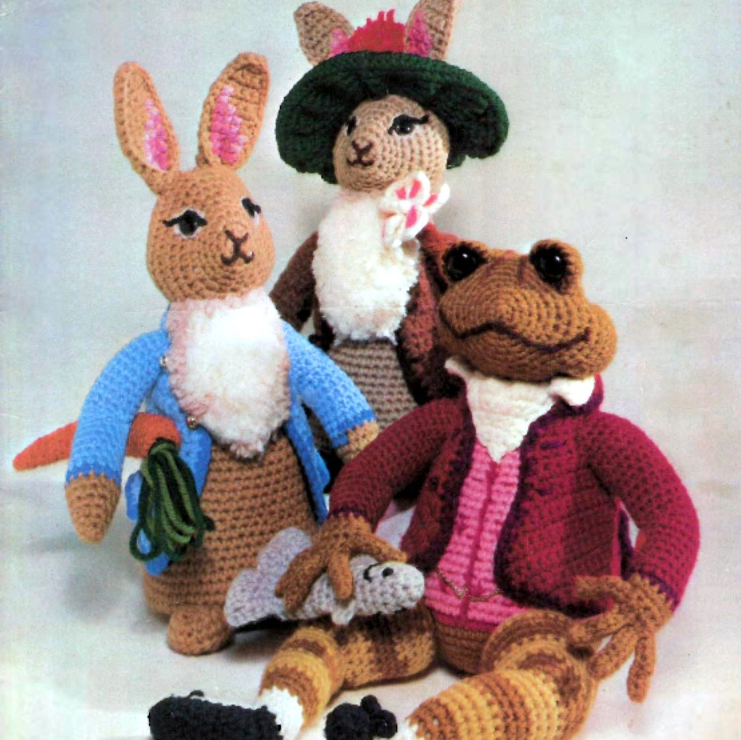 Free Crochet Minnie Mouse Doll Pattern Download Pdf Vintage Crochet Pattern Beatrix Potter Peter Rabbit And