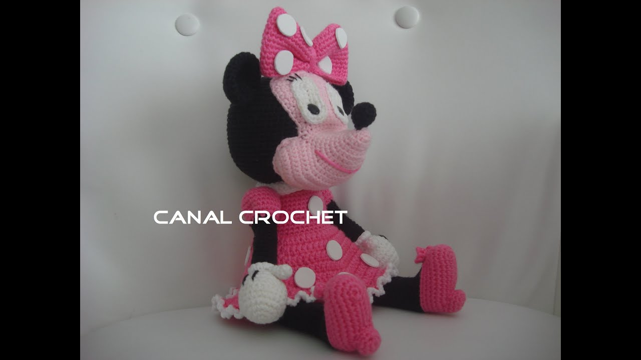 Free Crochet Minnie Mouse Doll Pattern Minnie Amigurumi Tutorial Youtube