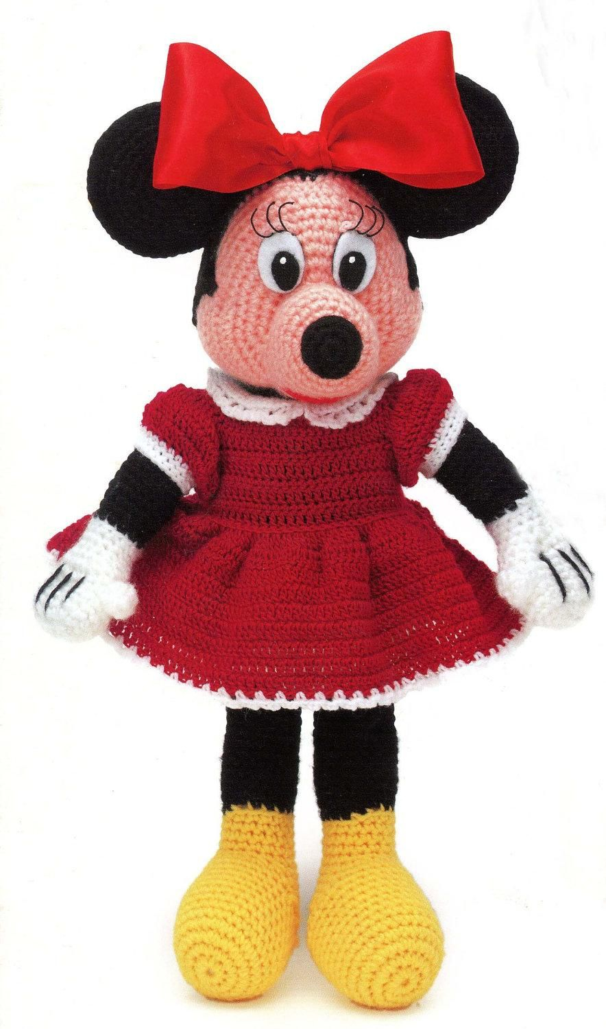Free Crochet Minnie Mouse Doll Pattern Minnie Mouse Crochet Pattern Digital Delivery Ad 2788784