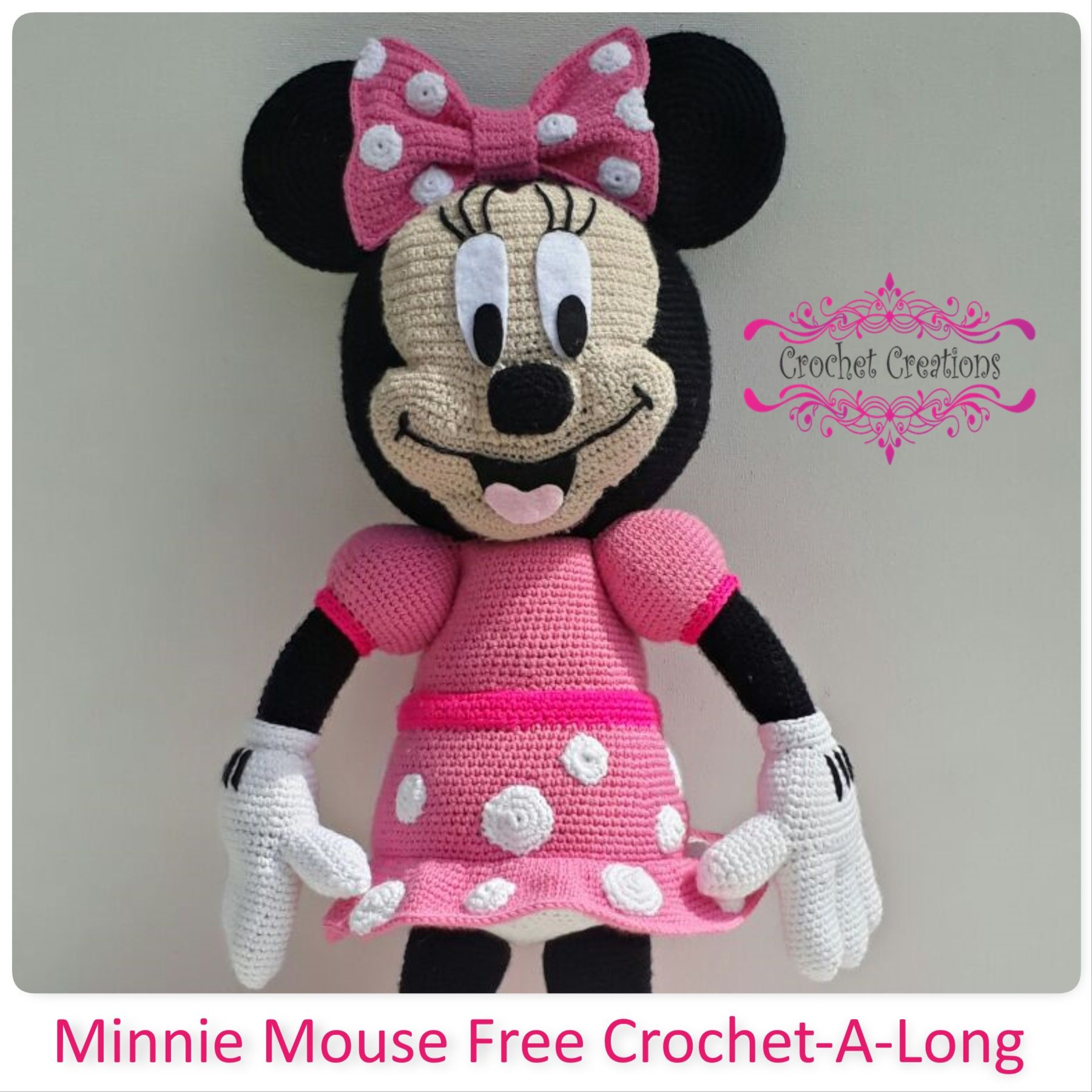 Free Crochet Minnie Mouse Doll Pattern Minnie Mouse Free Crochet Pattern Free Crochet Patterns Crochet