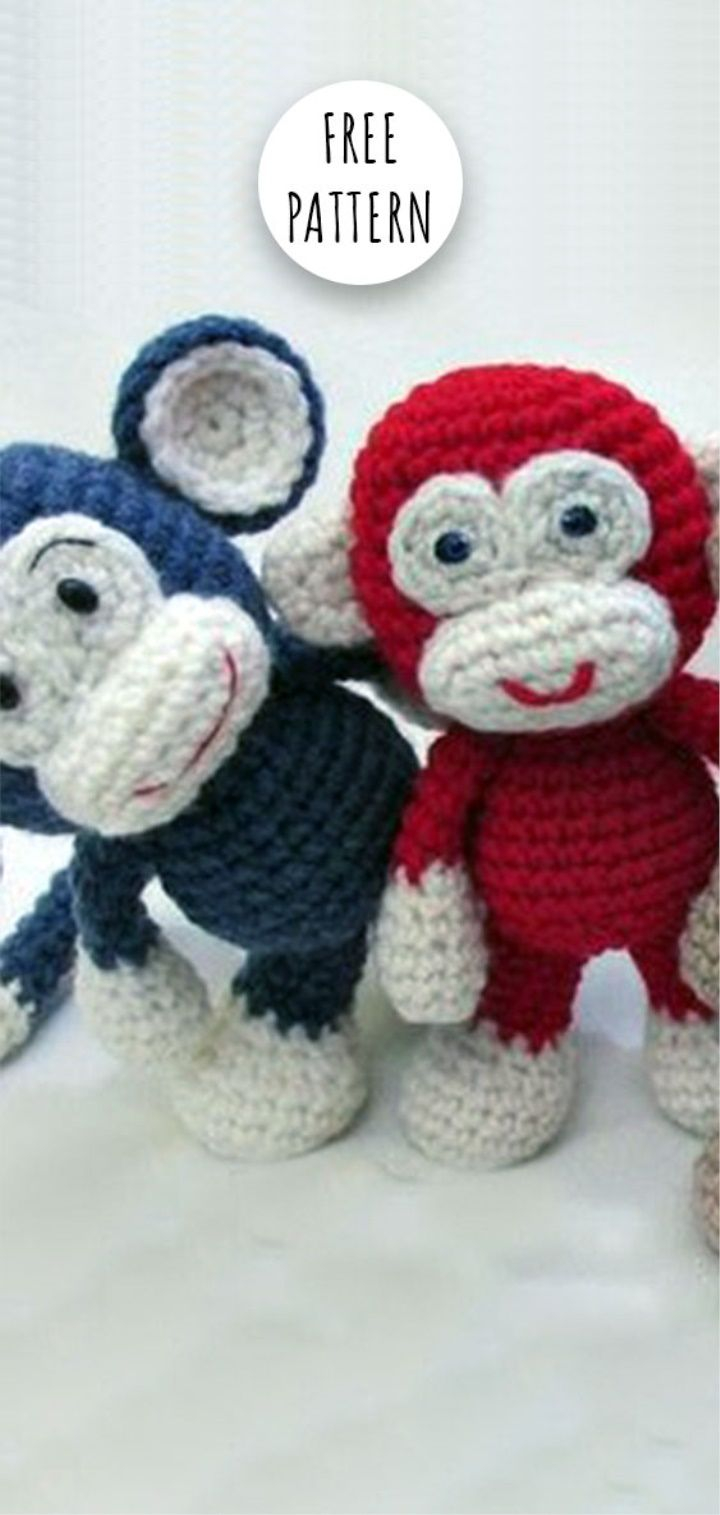 Free Crochet Monkey Pattern Amigurumi Monkey Free Pattern
