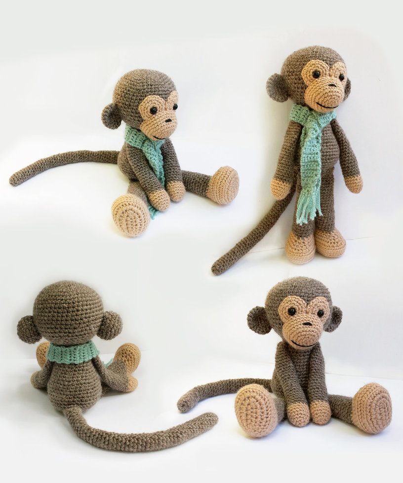 Free Crochet Monkey Pattern Free Monkey Knitting Pattern Ipaa For