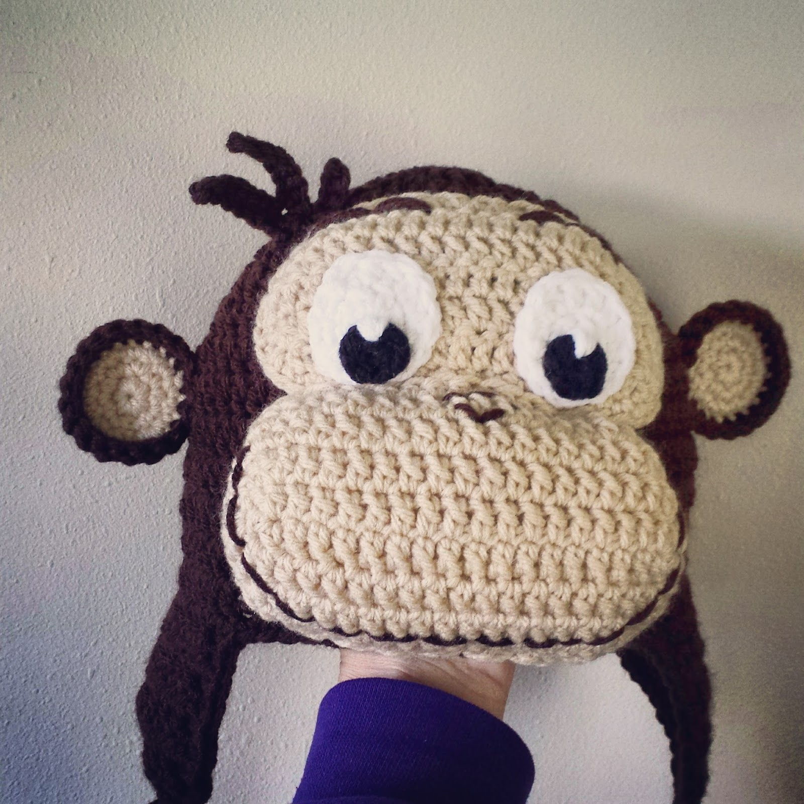 Free Crochet Monkey Pattern Lovebugs And Monkeys Curious George Hat Free Crochet Pattern
