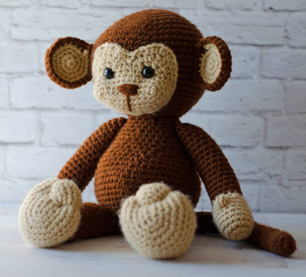 Free Crochet Monkey Pattern Meet Michael The Monkey Crochet 365 Knit Too