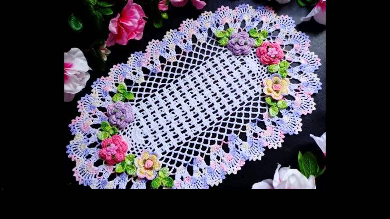 Free Crochet Oval Tablecloth Patterns Easy Crochet Doily Free Patterns Youtube