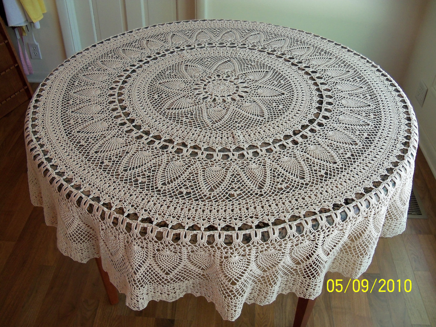 Free Crochet Oval Tablecloth Patterns Free Crochet Pattern For A Round Tablecloth Manet For French Table Cloth