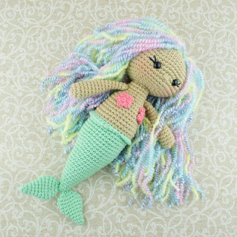 Free Crochet Pattern Aurora Mermaid Amigurumi Pattern Amigurumi Today