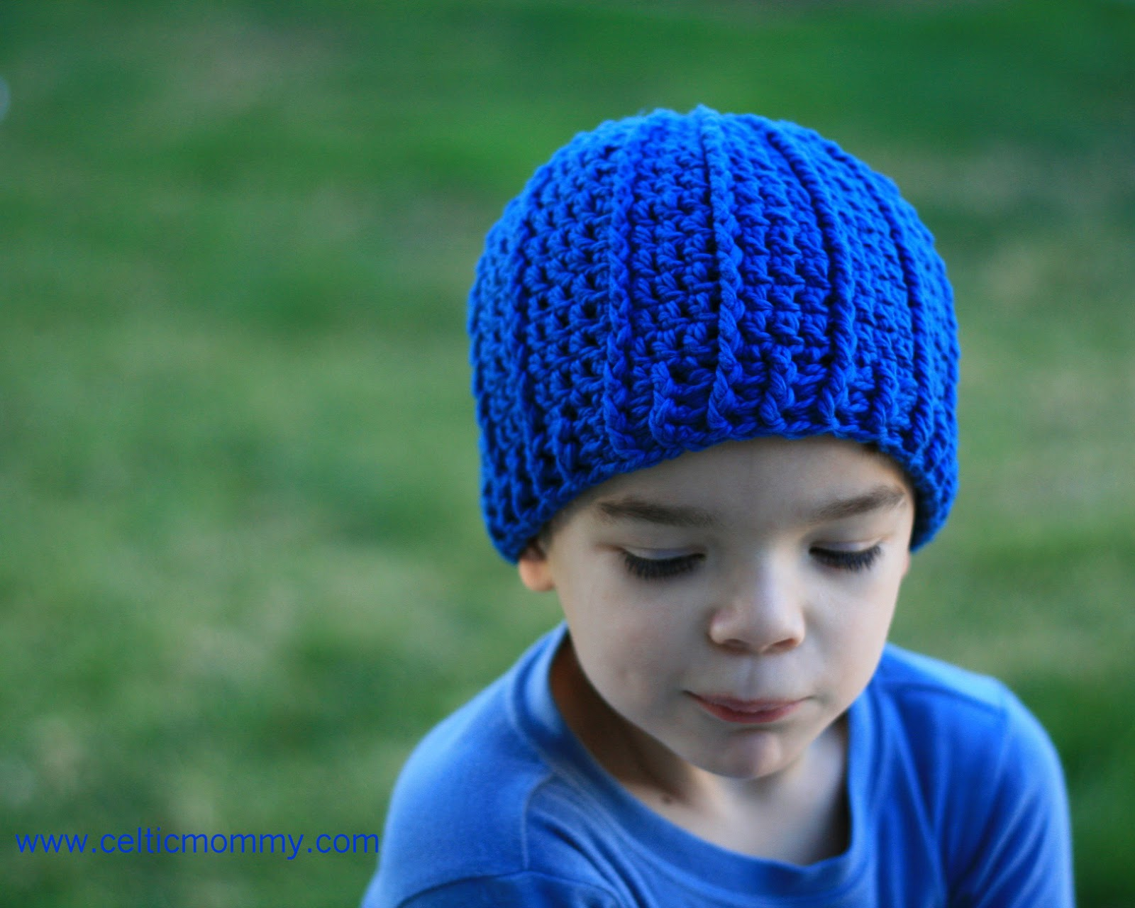 Free Crochet Pattern Baby Boy Hat Celticmommy Free Crochet Pattern Rib Wrapped Cap For Children
