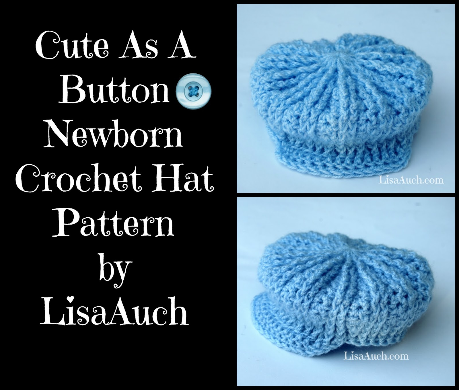 Free Crochet Pattern Baby Boy Hat Free Crochet Patterns And Designs Lisaauch Cute As A Button