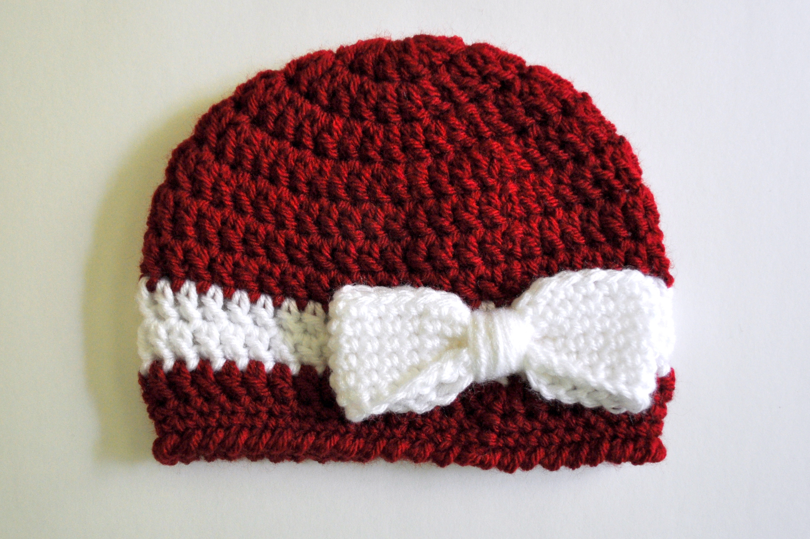 Free Crochet Pattern Baby Boy Hat Free Pattern Crochet Bow And Ribbon Ba Hat Classy Crochet
