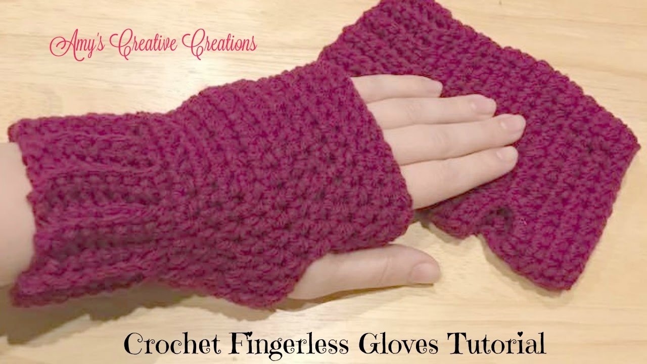 Free Crochet Pattern Fingerless Gloves Crochet Fingerless Gloves Tutorial Crochet Jewel Youtube