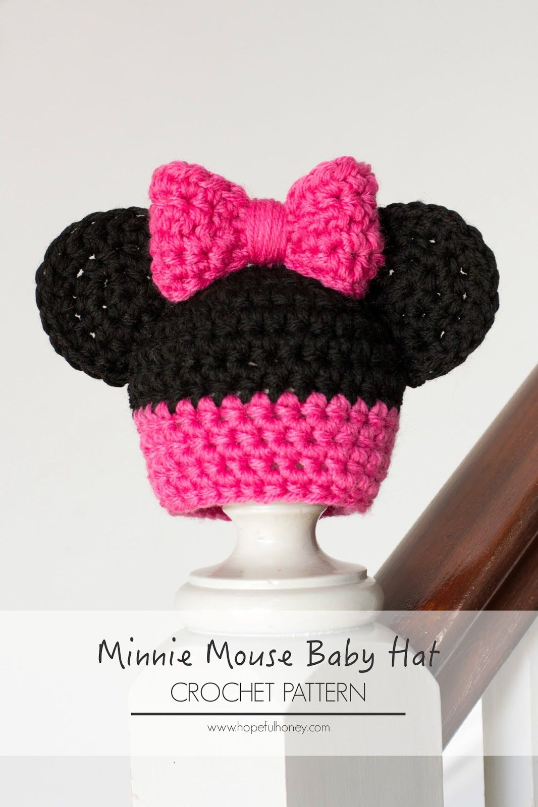 Free Crochet Pattern For Mickey Mouse Hat Newborn Minnie Mouse Inspired Hat Crochet Pattern Crochet