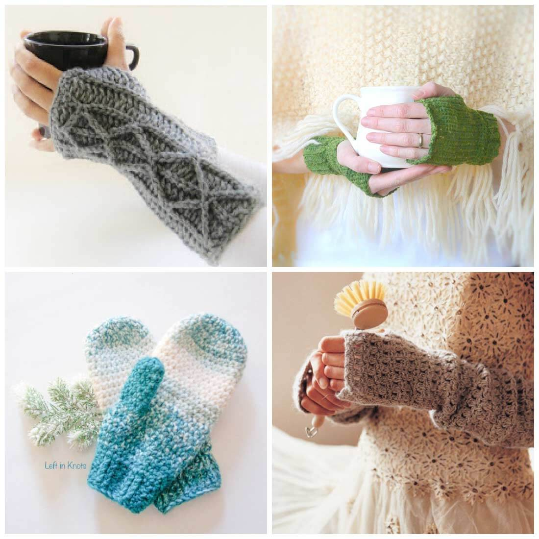 Free Crochet Pattern Hand Warmers Crochet Fingerless Gloves Mitten Crochet Patterns Daisy Cottage