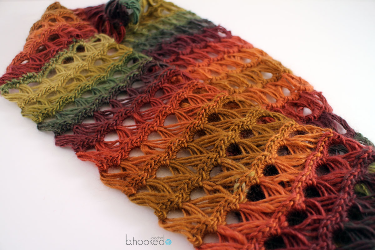 Free Crochet Pattern Infinity Scarf Broomstick Lace Infinity Scarf Bhooked Crochet Knitting