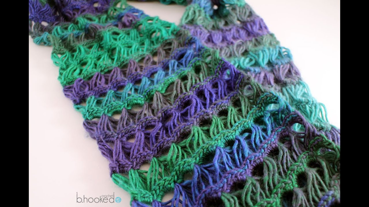 Free Crochet Pattern Infinity Scarf How To Crochet A Scarf Left Handed Broomstick Lace Infinity Scarf
