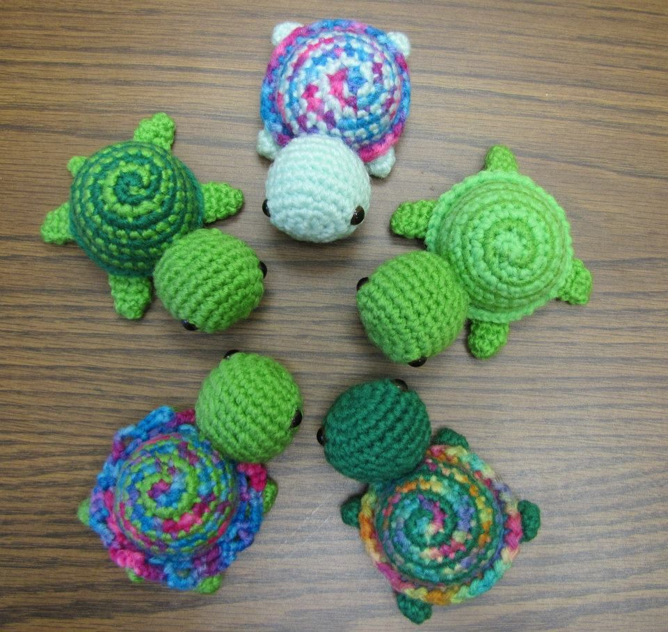Free Crochet Pattern Tiny Striped Turtles Free Crochet Patterns Also Many Other