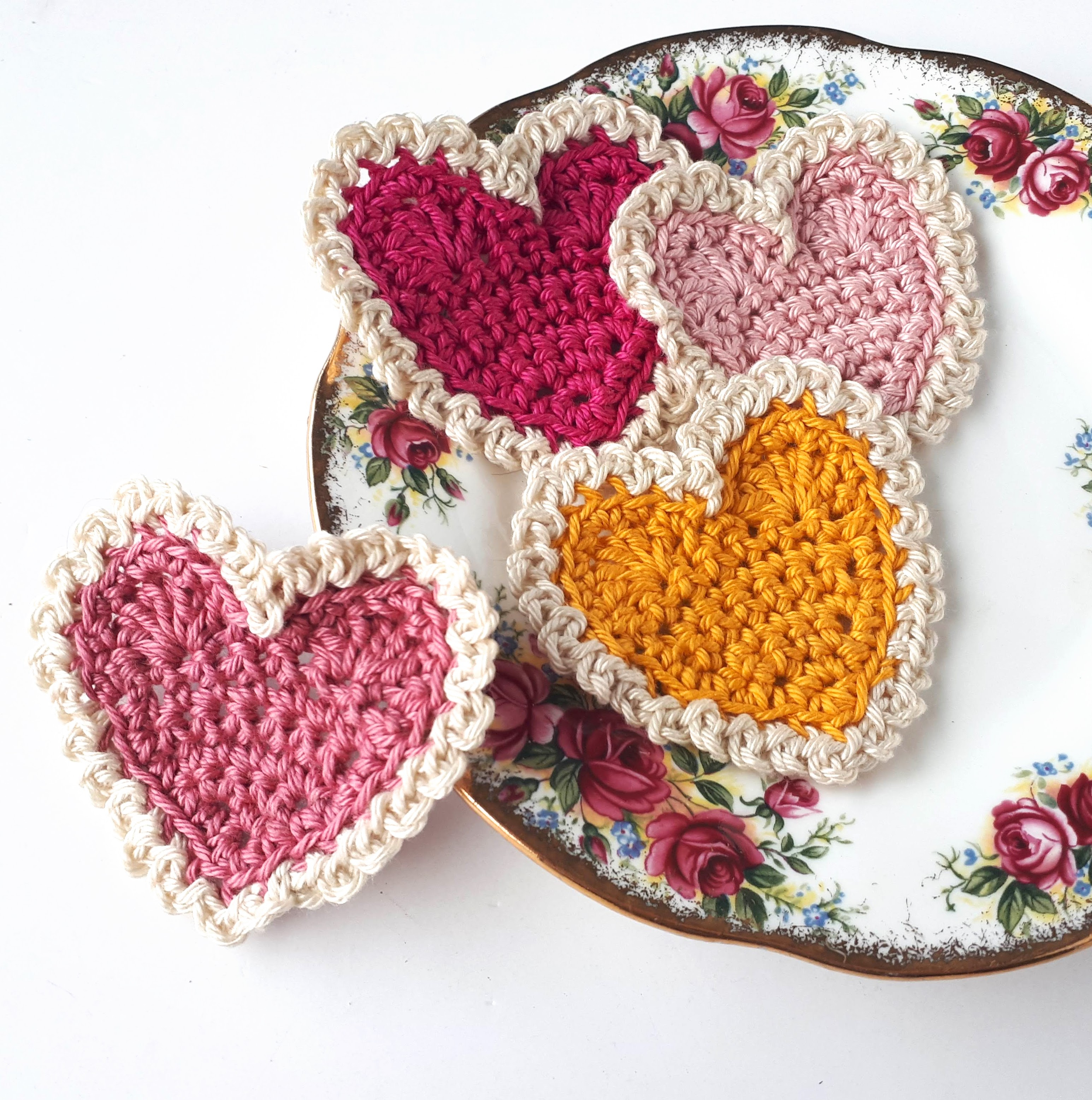 Free Crochet Pattern Vintage Crochet Hearts Free Crochet Pattern
