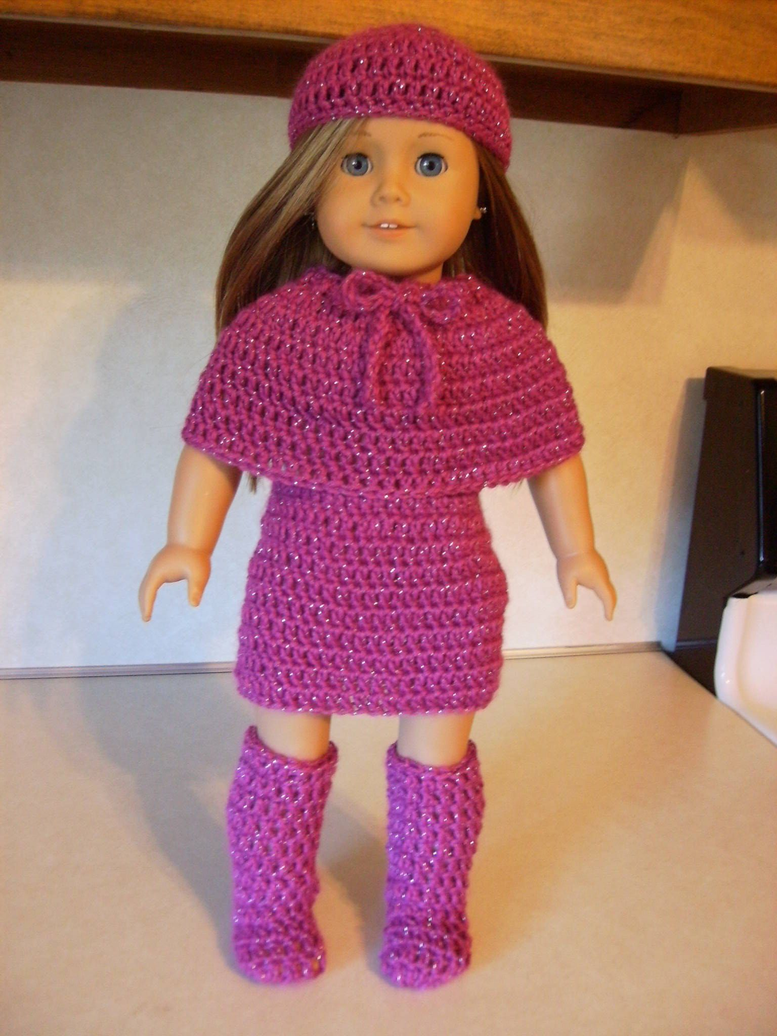Free Crochet Patterns For American Girl Doll Free Eighteen Inch Doll Jazzy Winter Outfit Crochet Pattern Part One