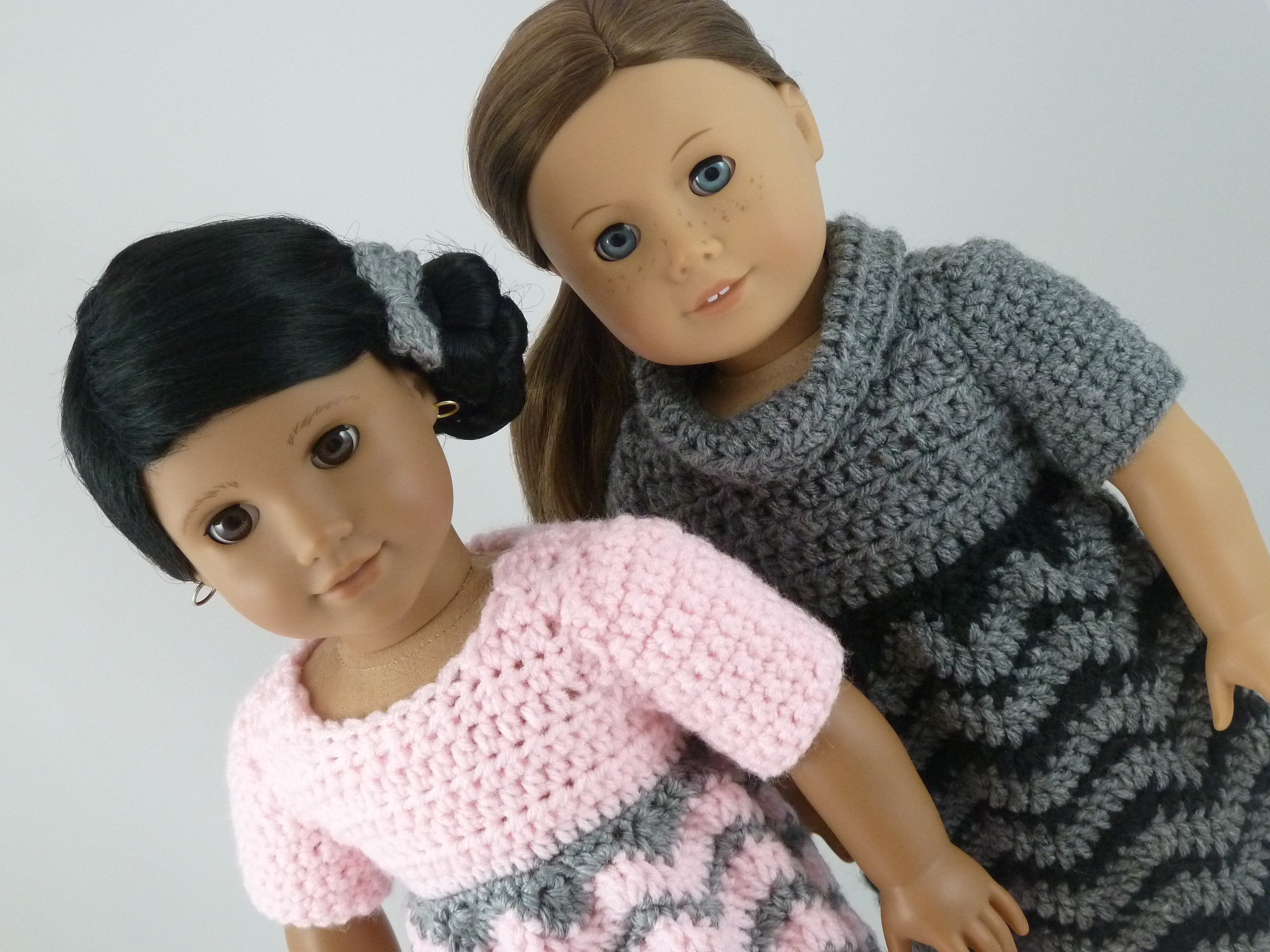 Free Crochet Patterns For American Girl Doll Pdf Crochet Pattern Reversible Chevron Crochet Dress With Optional