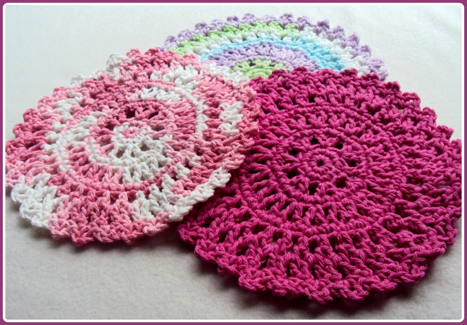 Free Crochet Patterns For Dishcloths Creative Creations Vicki Sun Catcher Dish Cloth