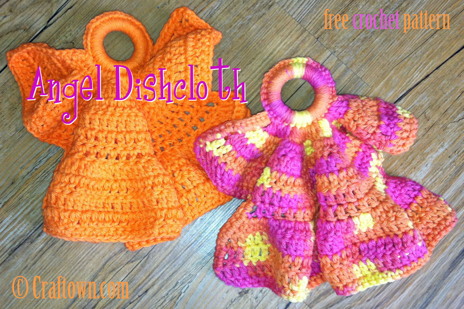 Free Crochet Patterns For Dishcloths Free Crochet Pattern Angel Dishcloth