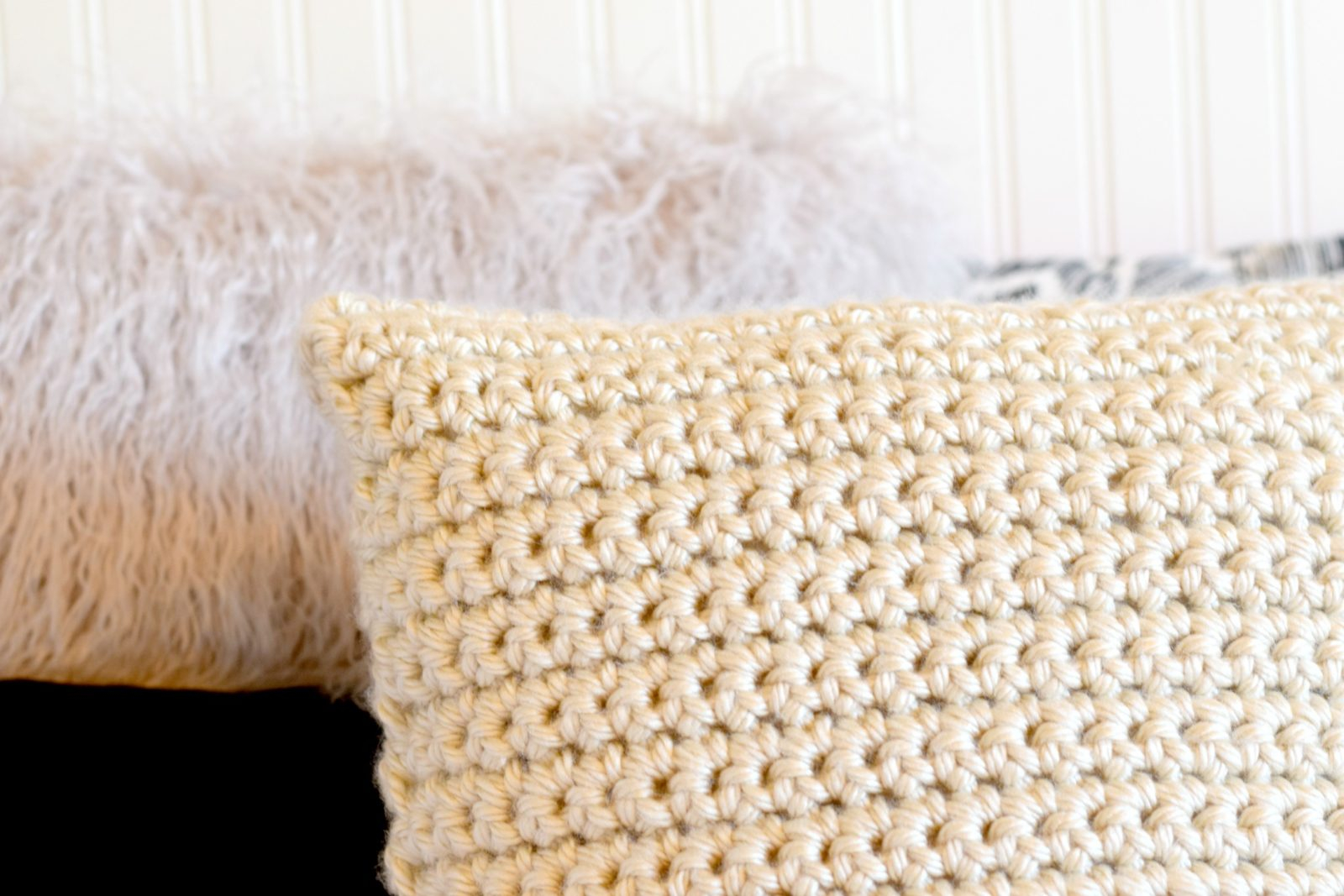 Free Crochet Pillow Patterns Super Chunky Crochet Pillow Project Mama In A Stitch
