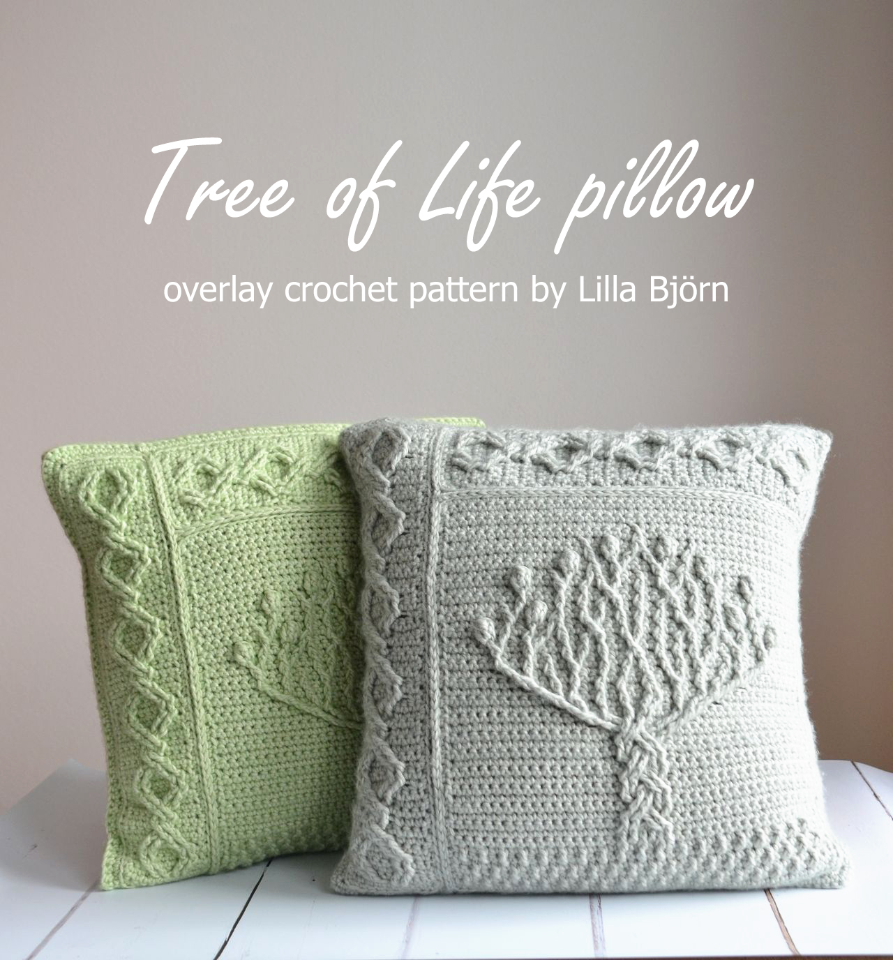 Free Crochet Pillow Patterns Tree Of Life Pillow New Overlay Crochet Pattern Lillabjrns
