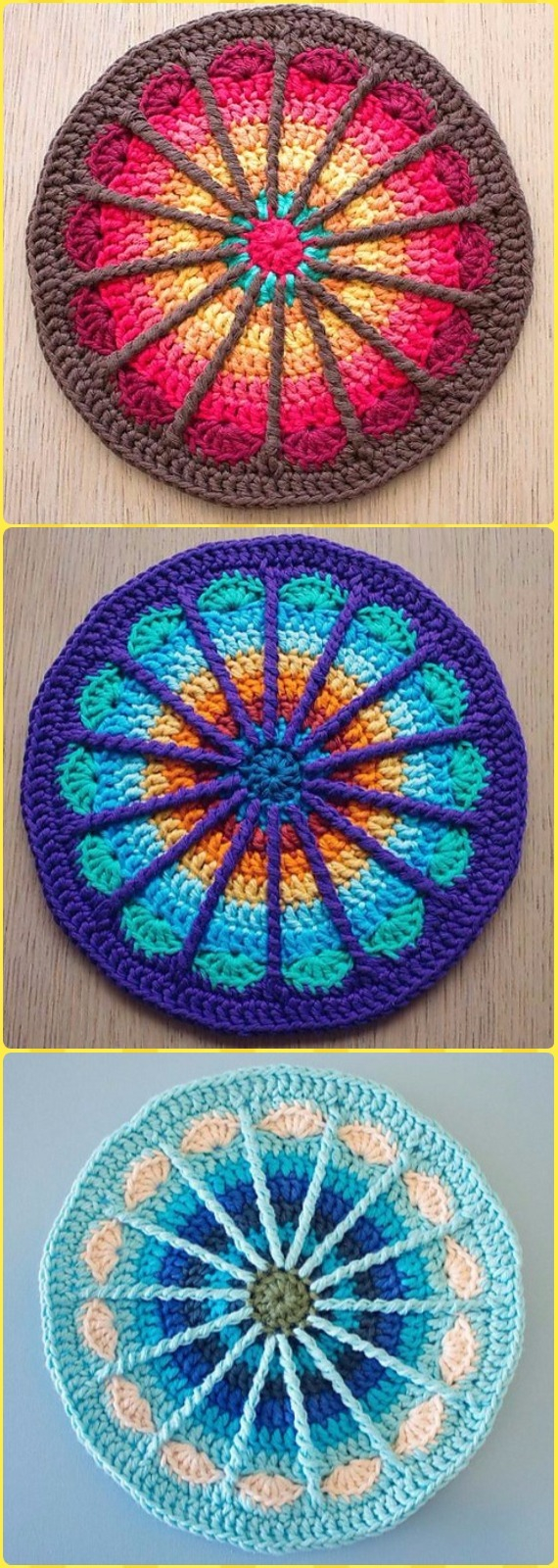 Free Crochet Potholder Patterns Crochet Pot Holder Hotpad Free Patterns