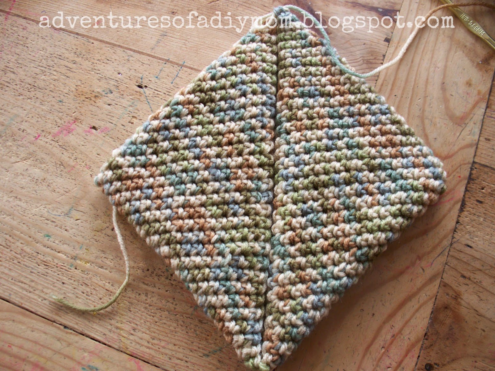 Free Crochet Potholder Patterns How To Crochet A Hotpad Super Easy Version Adventures Of A Diy Mom