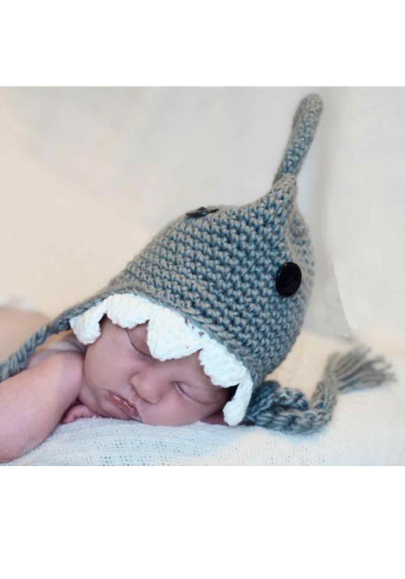 Free Crochet Shark Hat Pattern Crochet Shark Hat Inspb