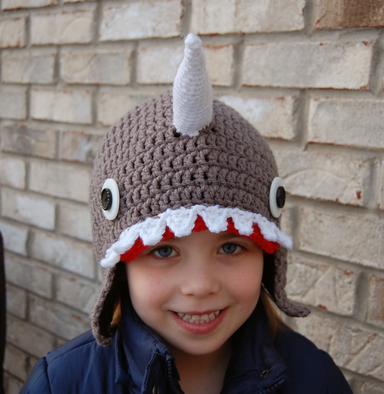Free Crochet Shark Hat Pattern Roonie Ranching Ikeys Narwhal Hat