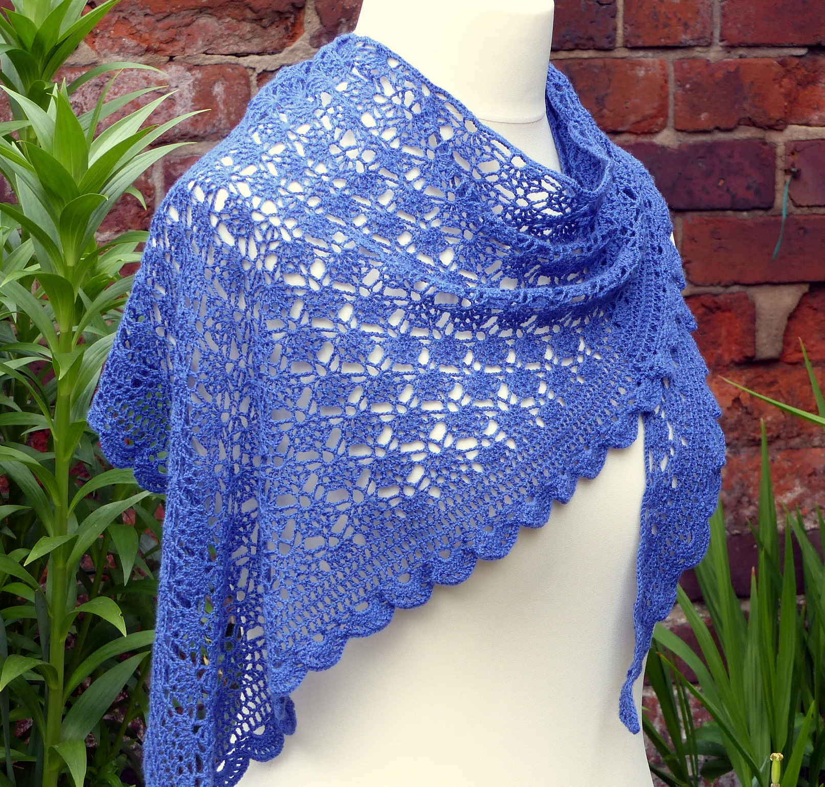 Free Crochet Shawl Pattern Mediterranean Lace Shawl Make My Day Creative